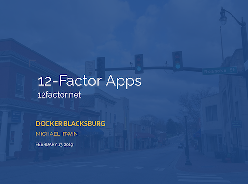 12-Factor App Overview